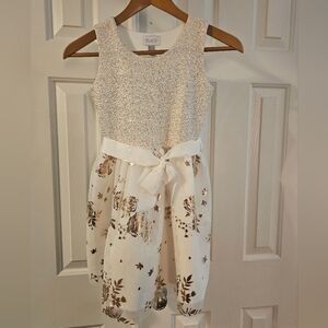 The Childrens Place special occasion sleeveless girls dress